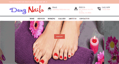 Desktop Screenshot of dangnails.com